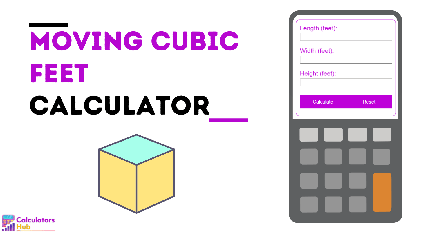Moving Cubic Feet Calculator