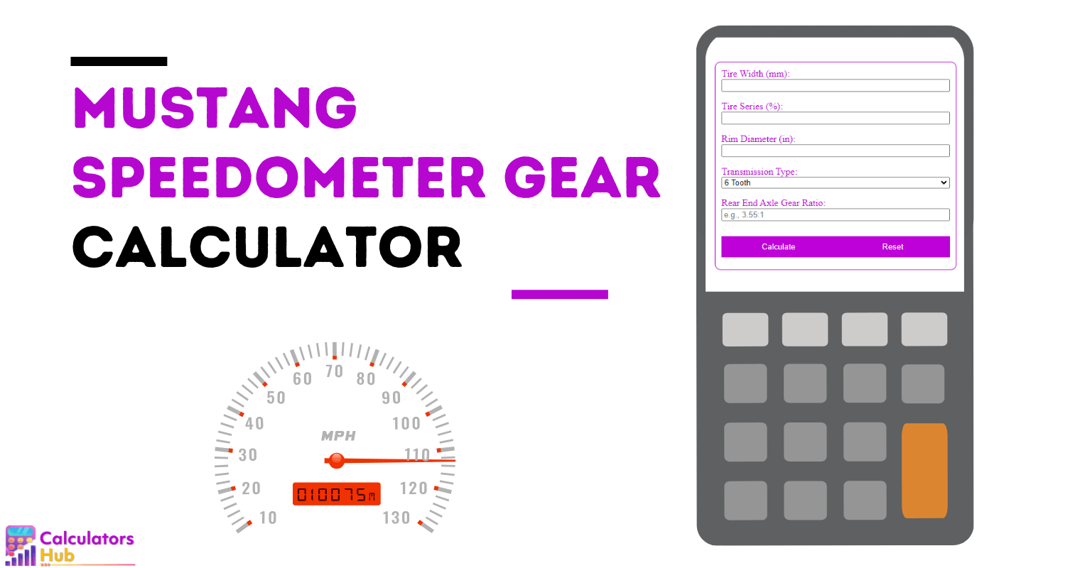 Mustang Speedometer Gear Calculator