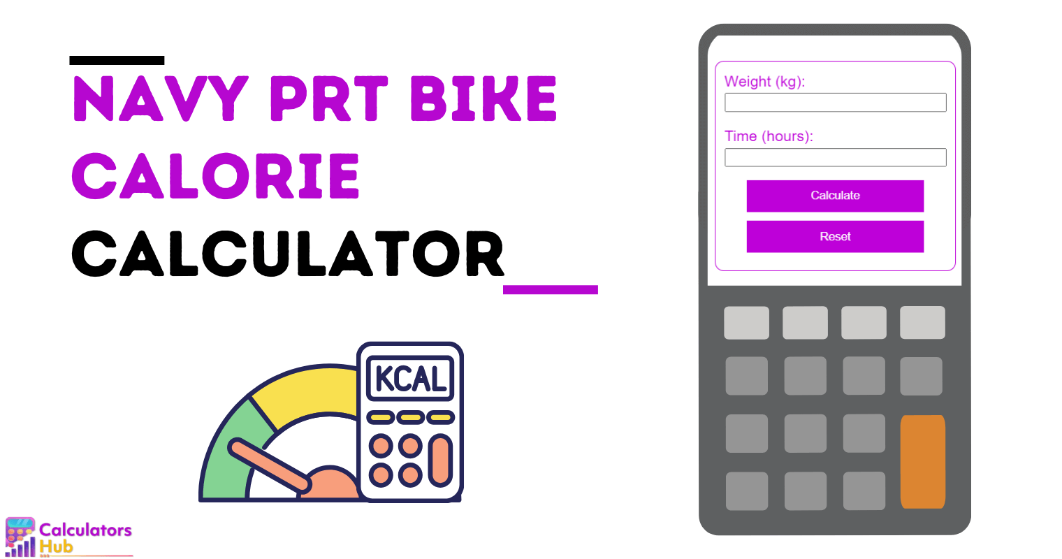 Navy PRT Bike Calorie Calculator