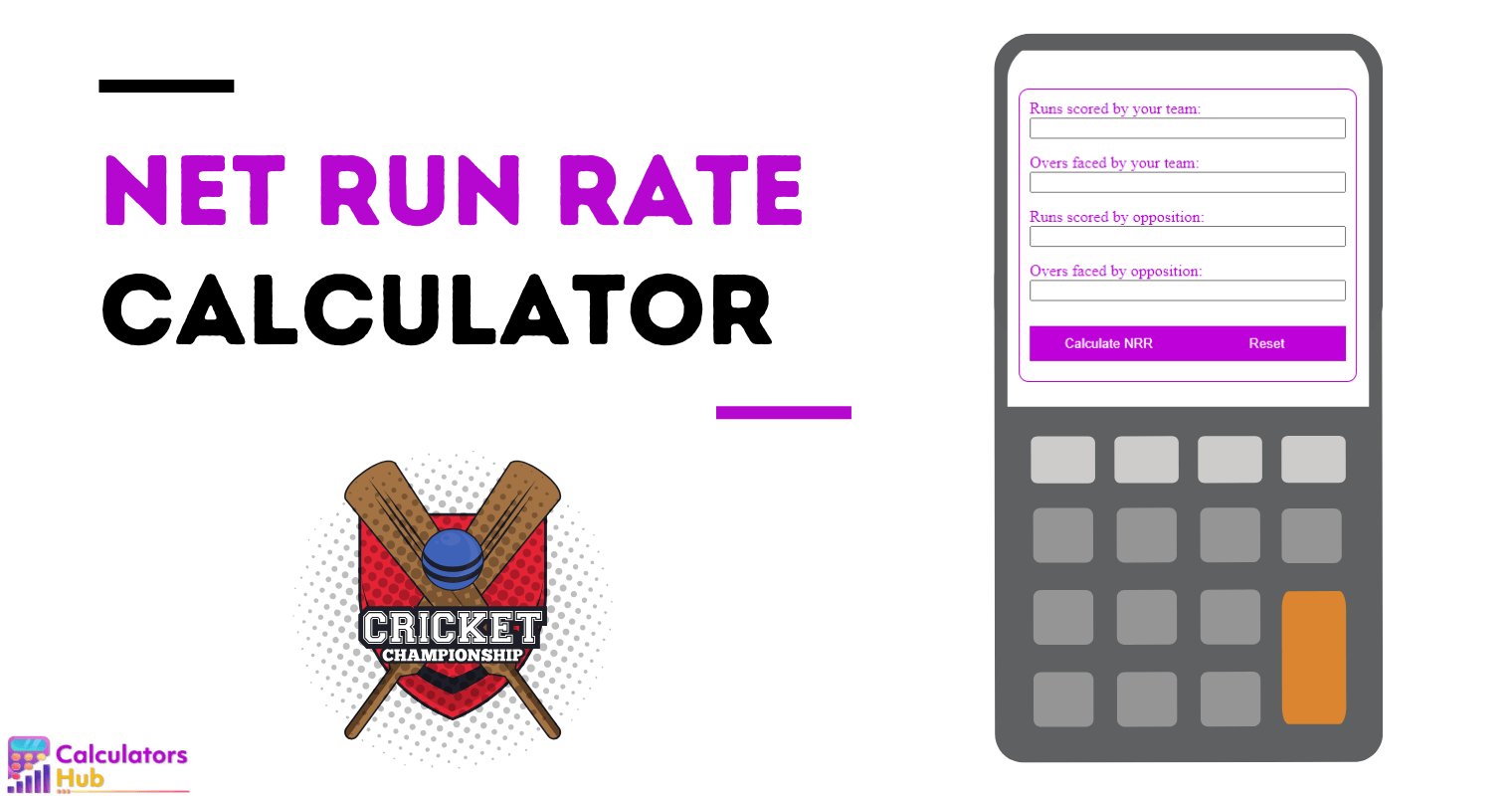 Net Run Rate Calculator