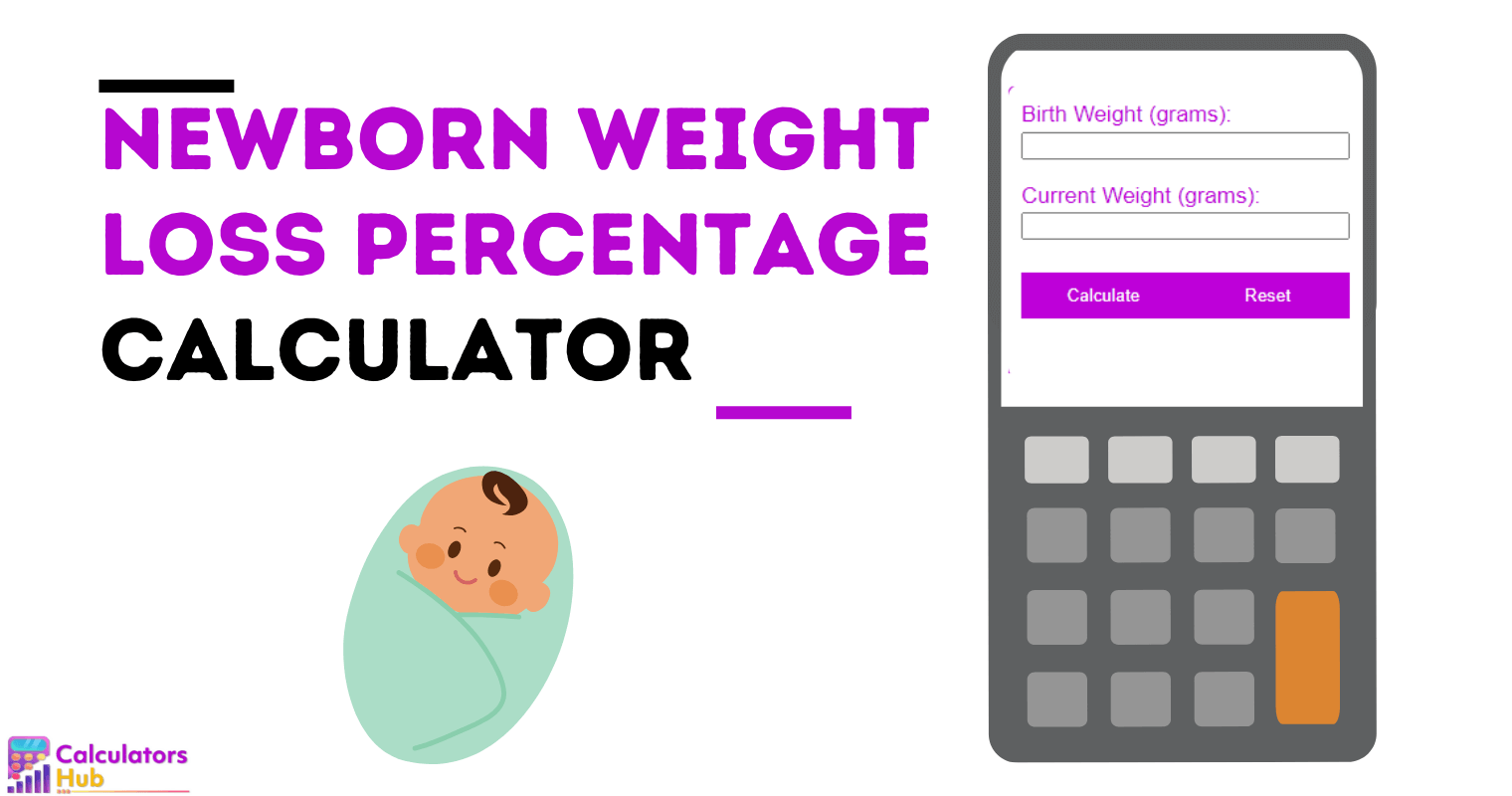 Newborn Weight Loss Percentage Calculator