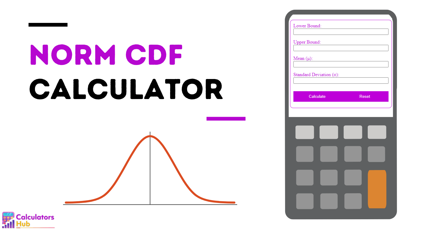 Norm CDF Calculator