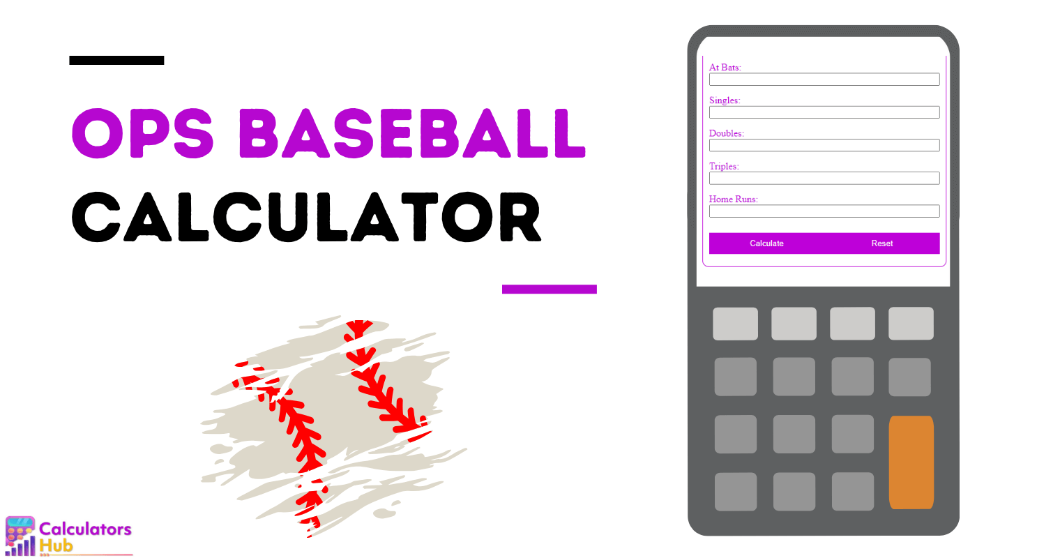 OPS Calculator Baseball