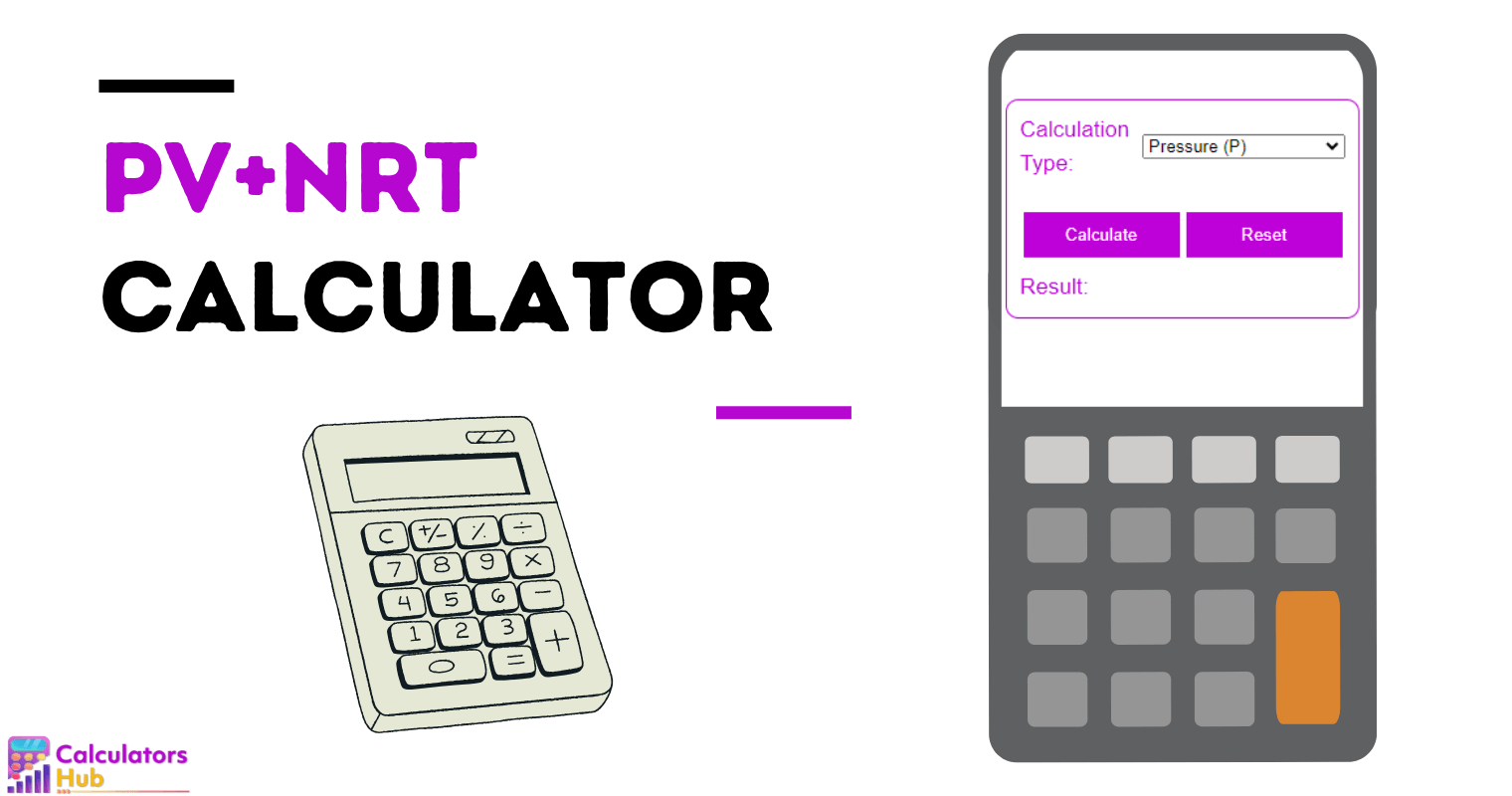 Calculateur PV+nRT