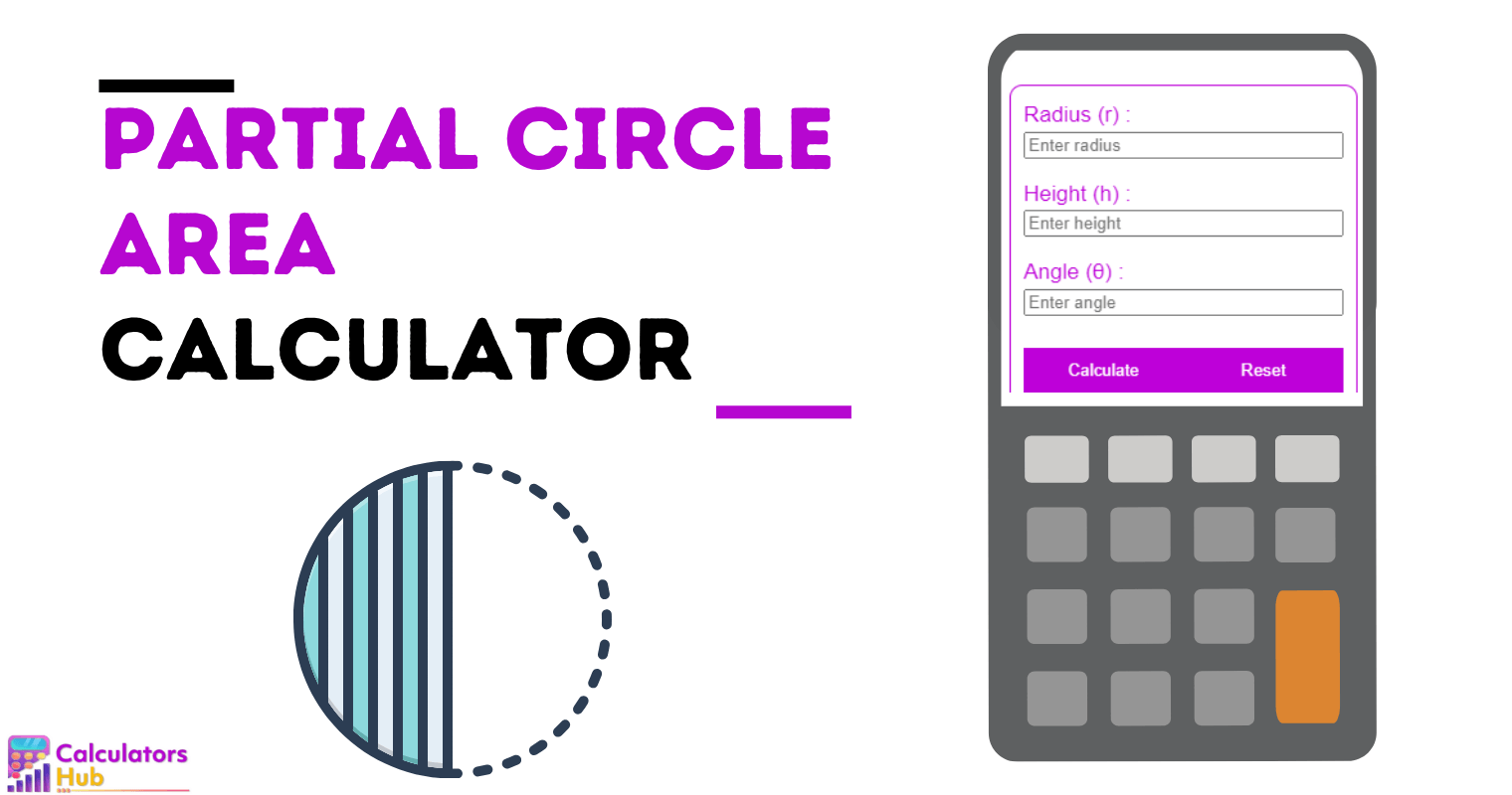 Partial Circle Area Calculator