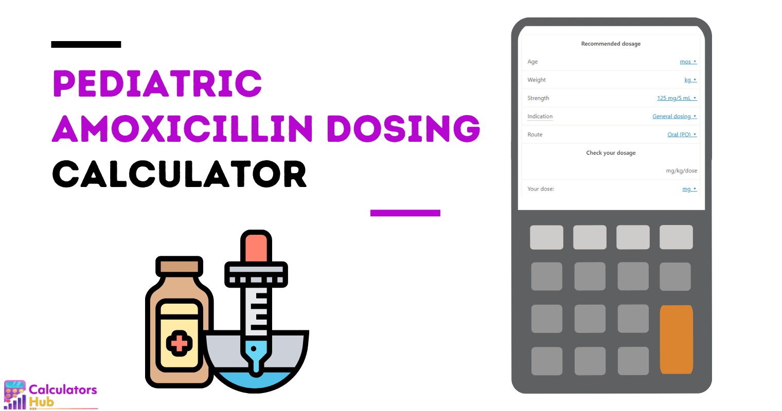 Pediatric Amoxicillin Dosing Calculator