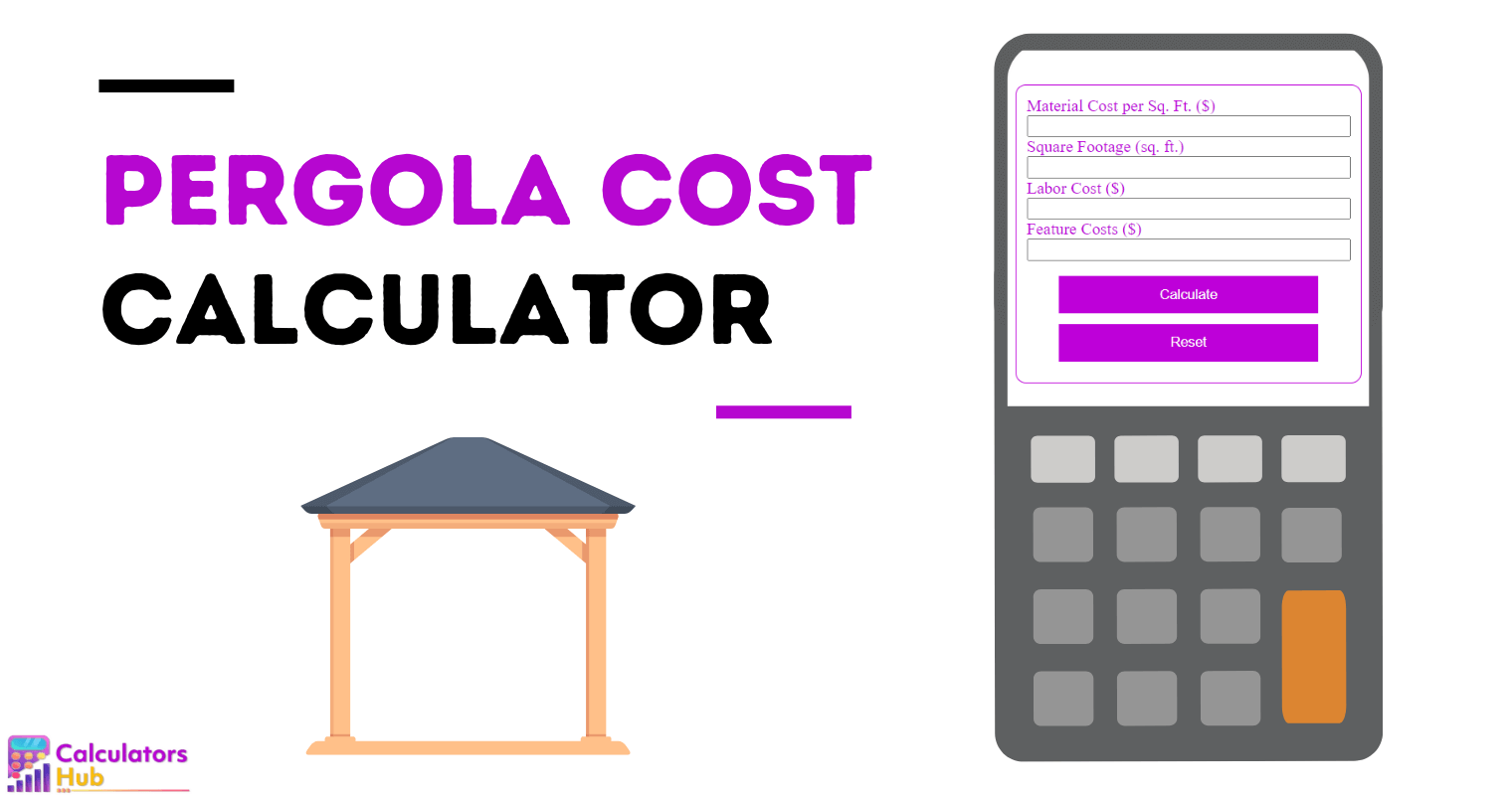 Pergola Cost Calculator