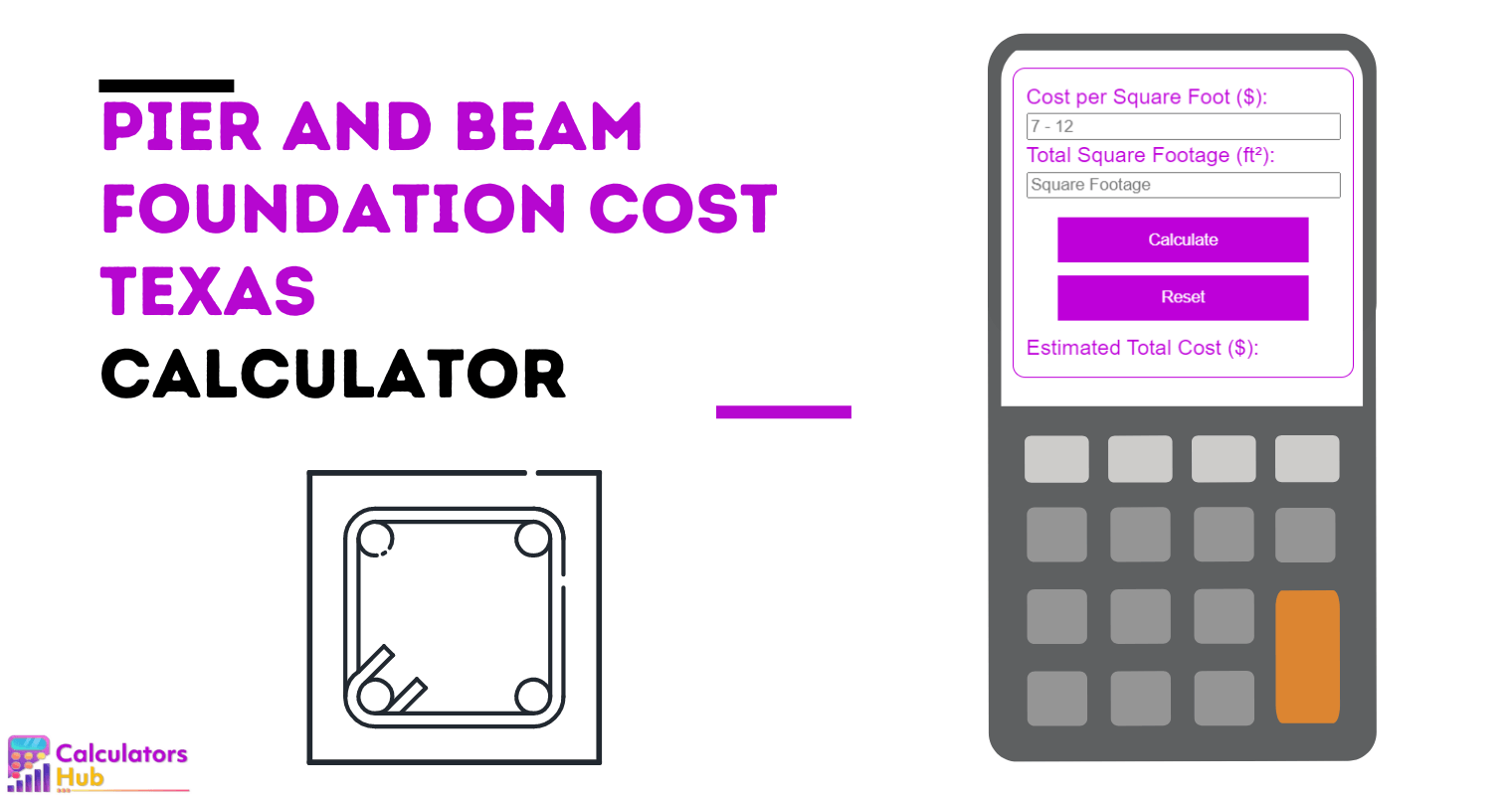 Pier and Beam Foundation Cost Calculator Texas