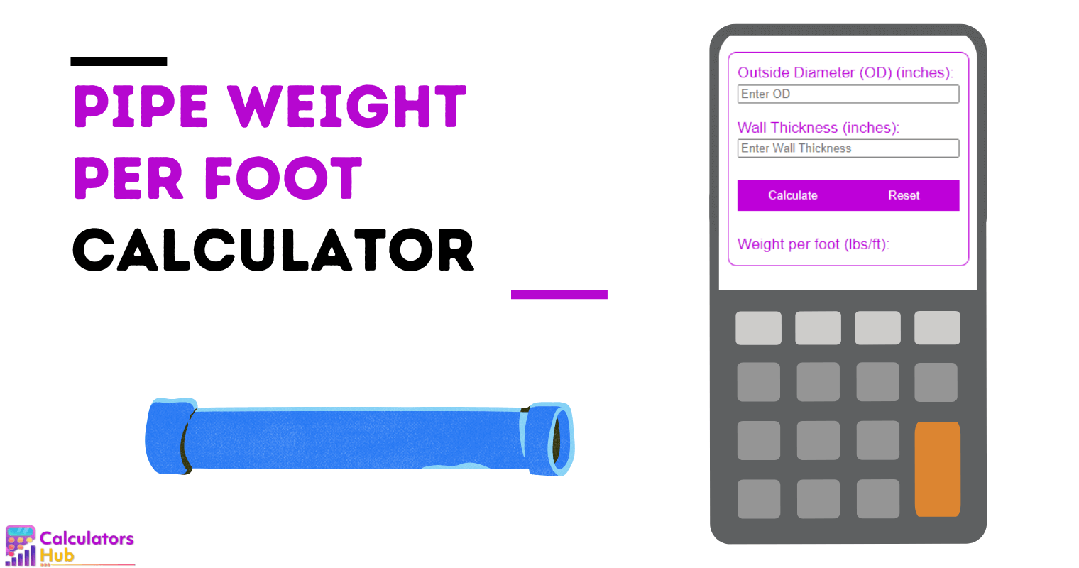 Pipe Weight Calculator Per Foot