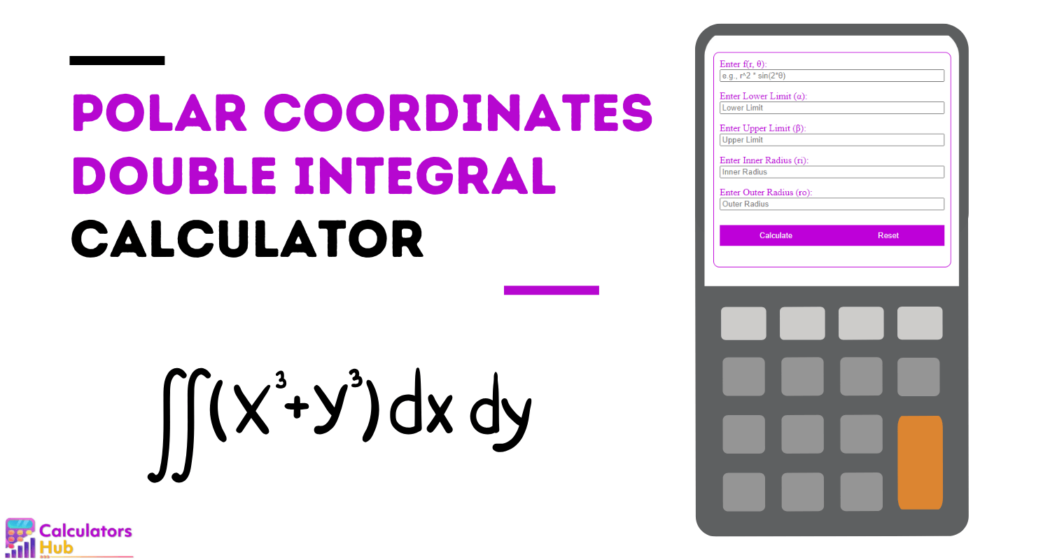 Polar Coordinates Double Integral Calculator