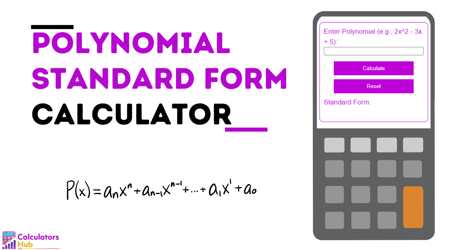 Polynomial Standard Form Calculator