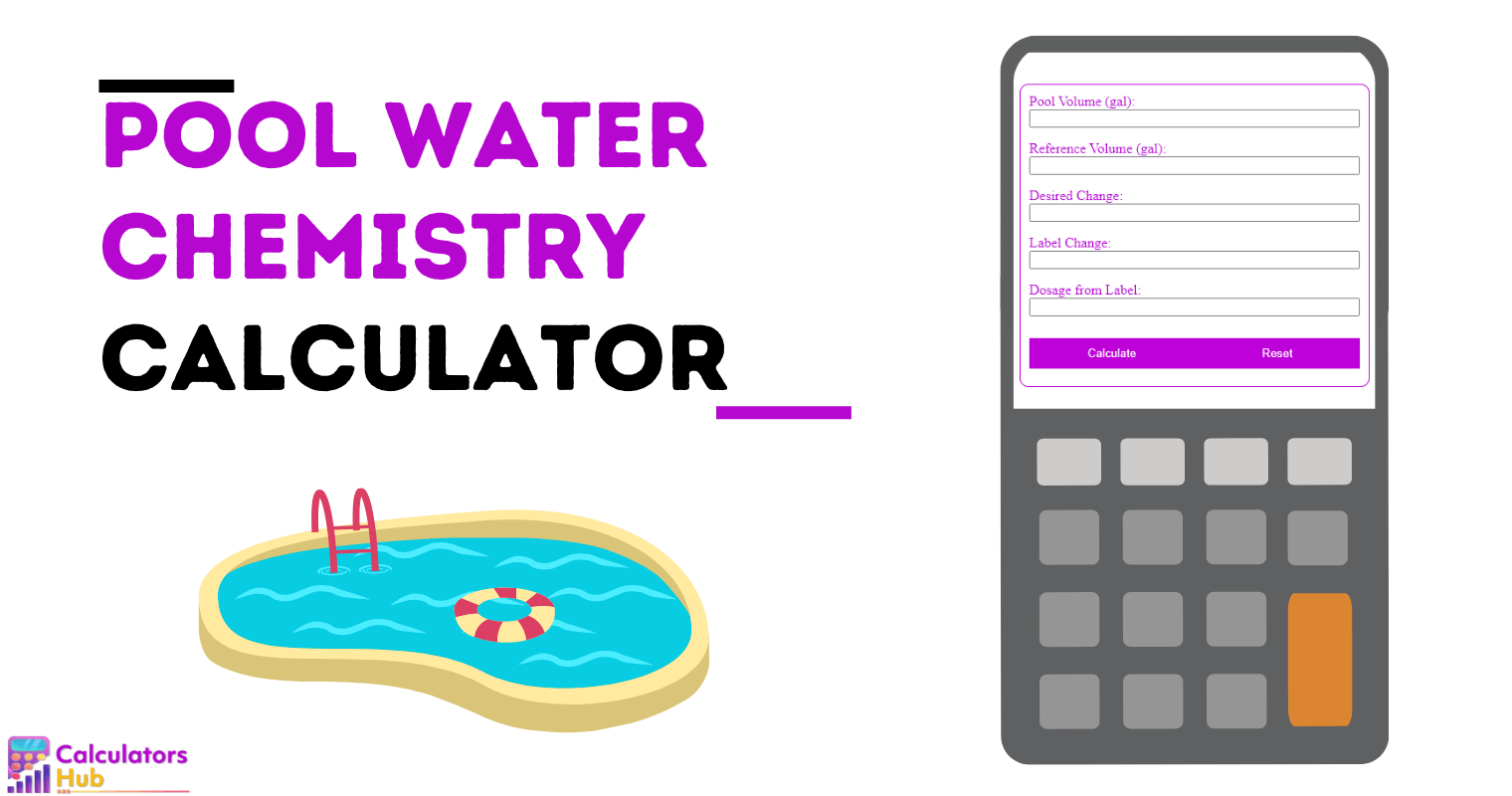 Pool Water Chemistry Calculator