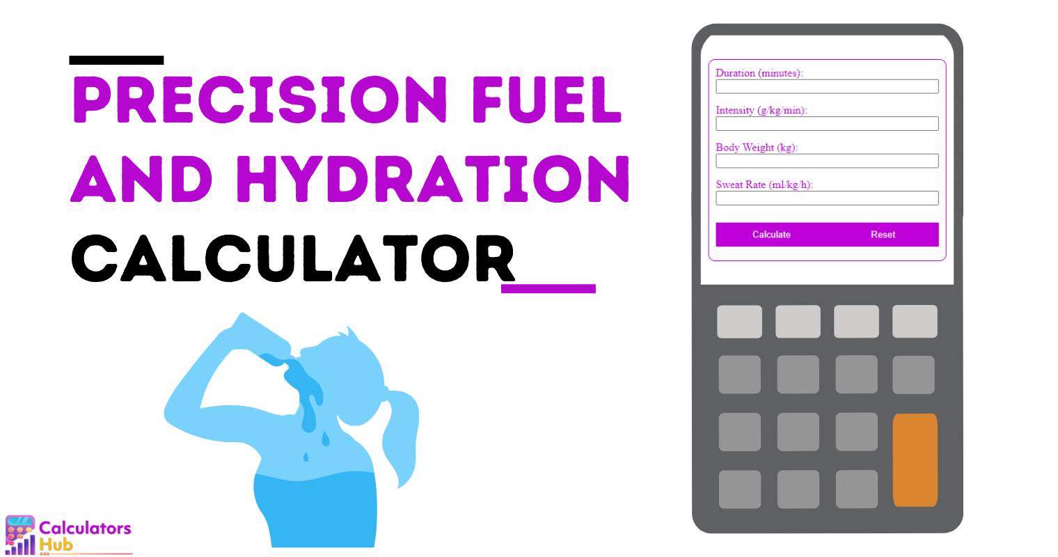 Calculadora de precisión de combustible e hidratación