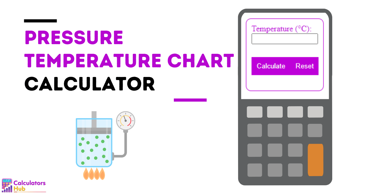 Calculateur de graphique de pression et de température en ligne