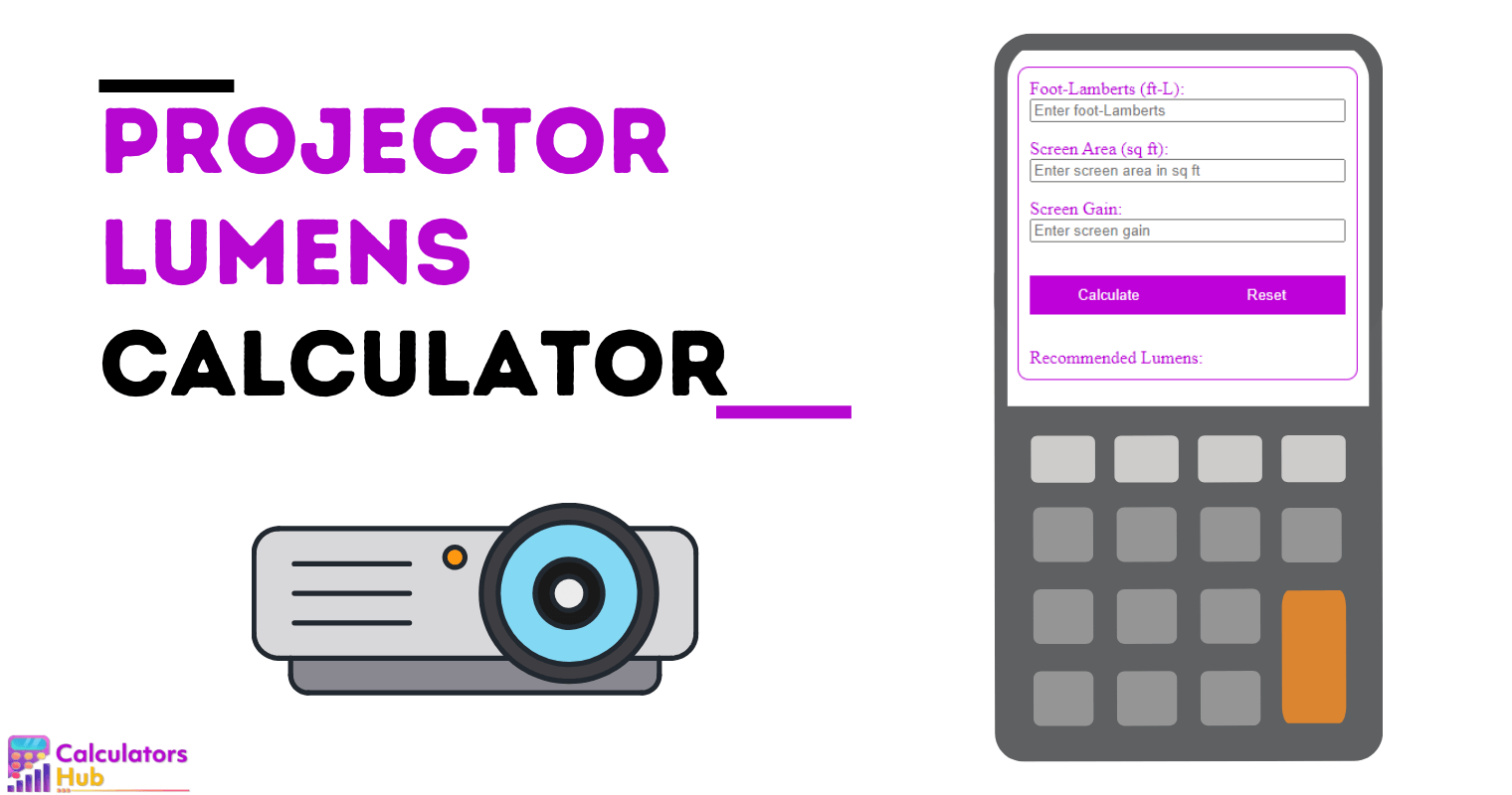 Projector Lumens Calculator