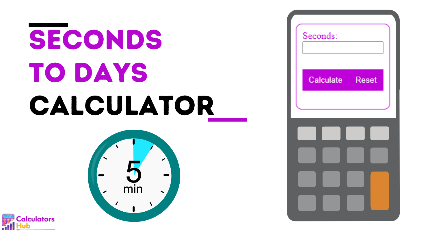 Seconds to Days Calculator