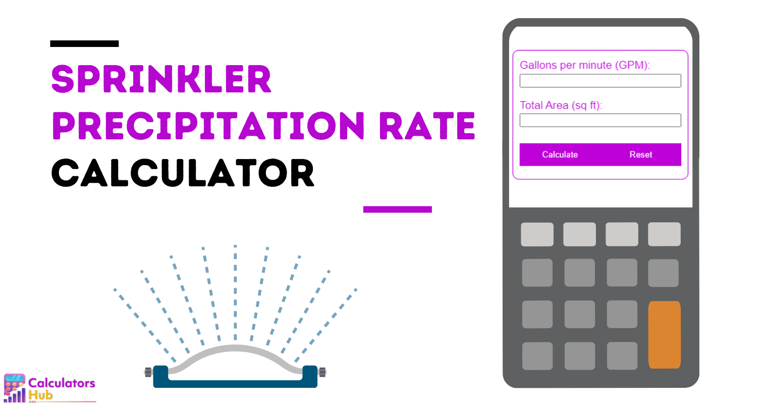 Sprinkler Precipitation Rate Calculator