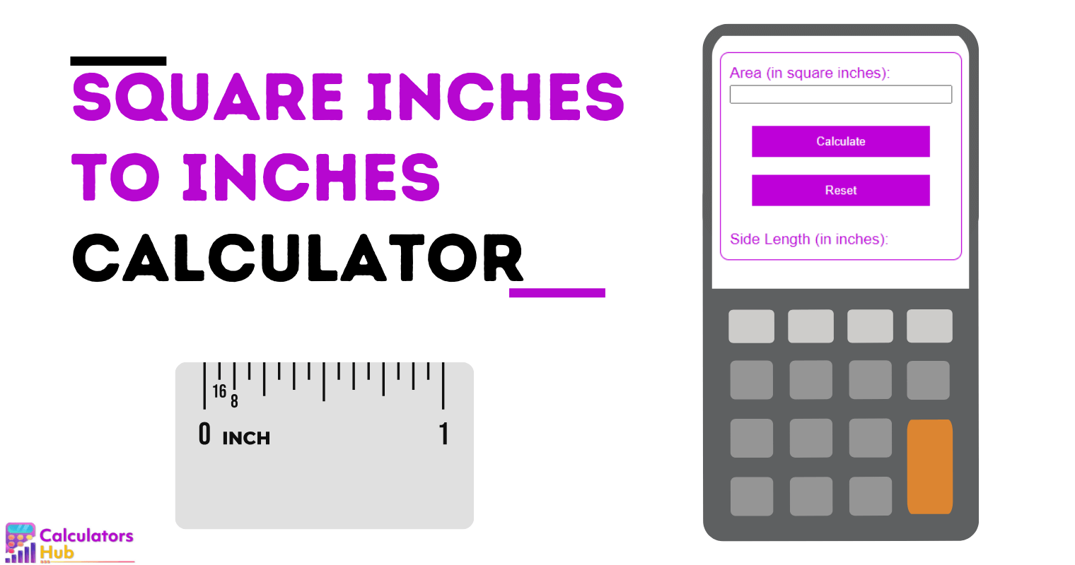 Square Inches to Inches Calculator