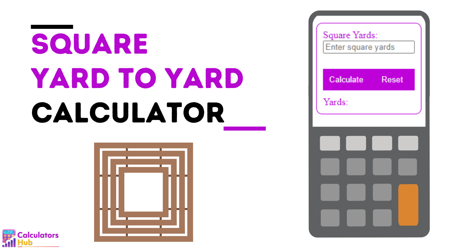 Square Yard to Yard Calculator