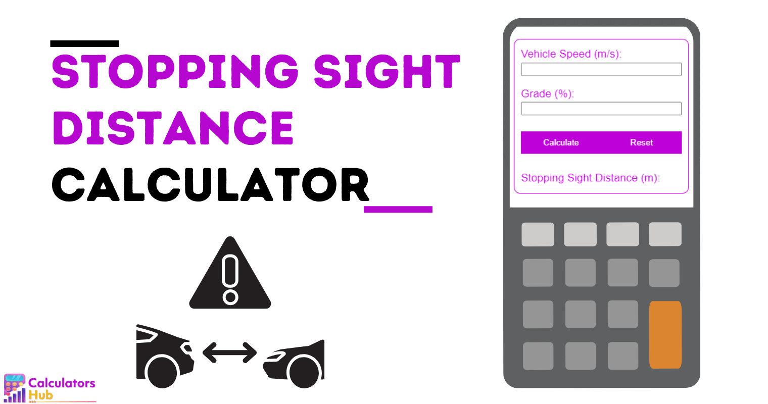 Stopping Sight Distance Calculator