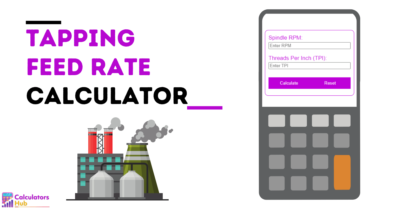 Tapping Feed Rate Calculator