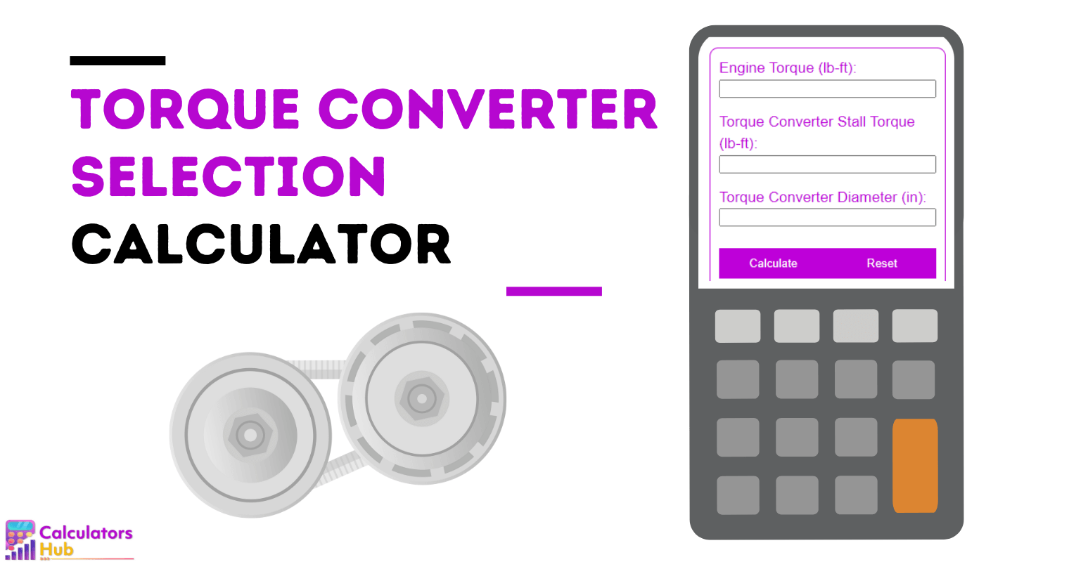 Torque Converter Selection Calculator