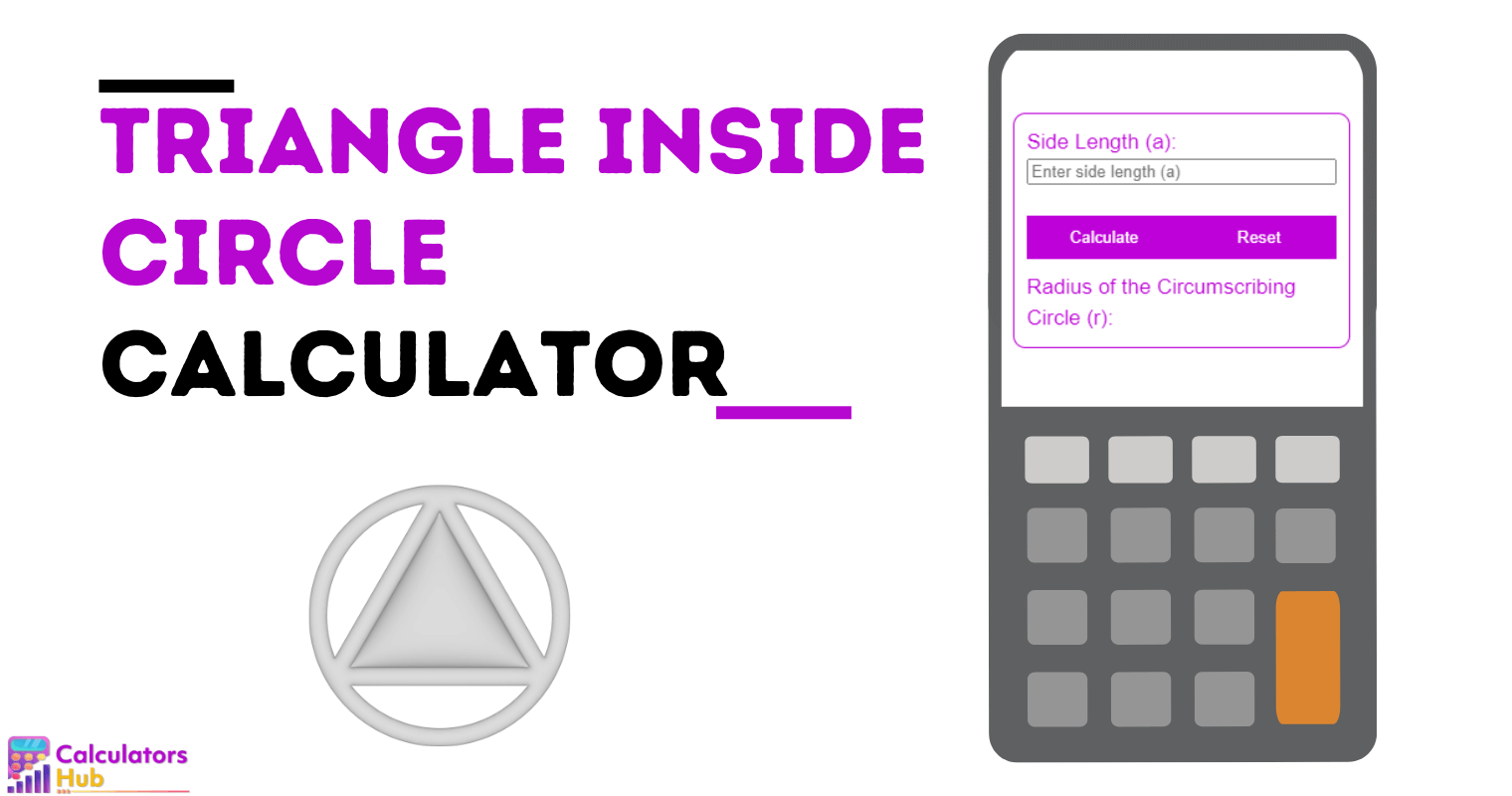 Triangle Inside Circle Calculator