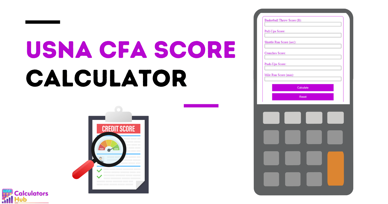 USNA CFA Score Calculator