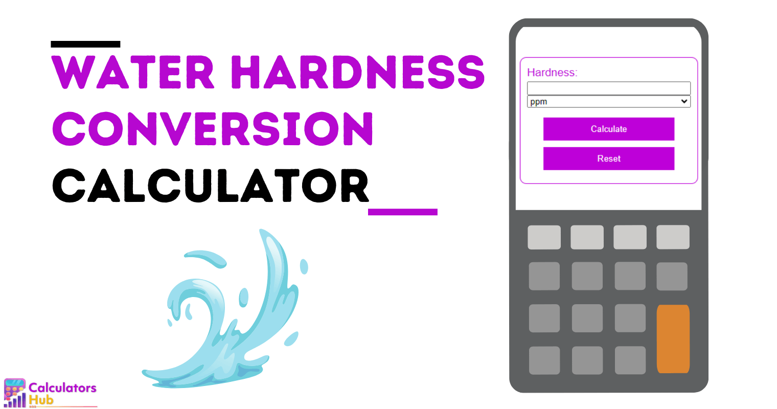 Water Hardness Conversion Calculator