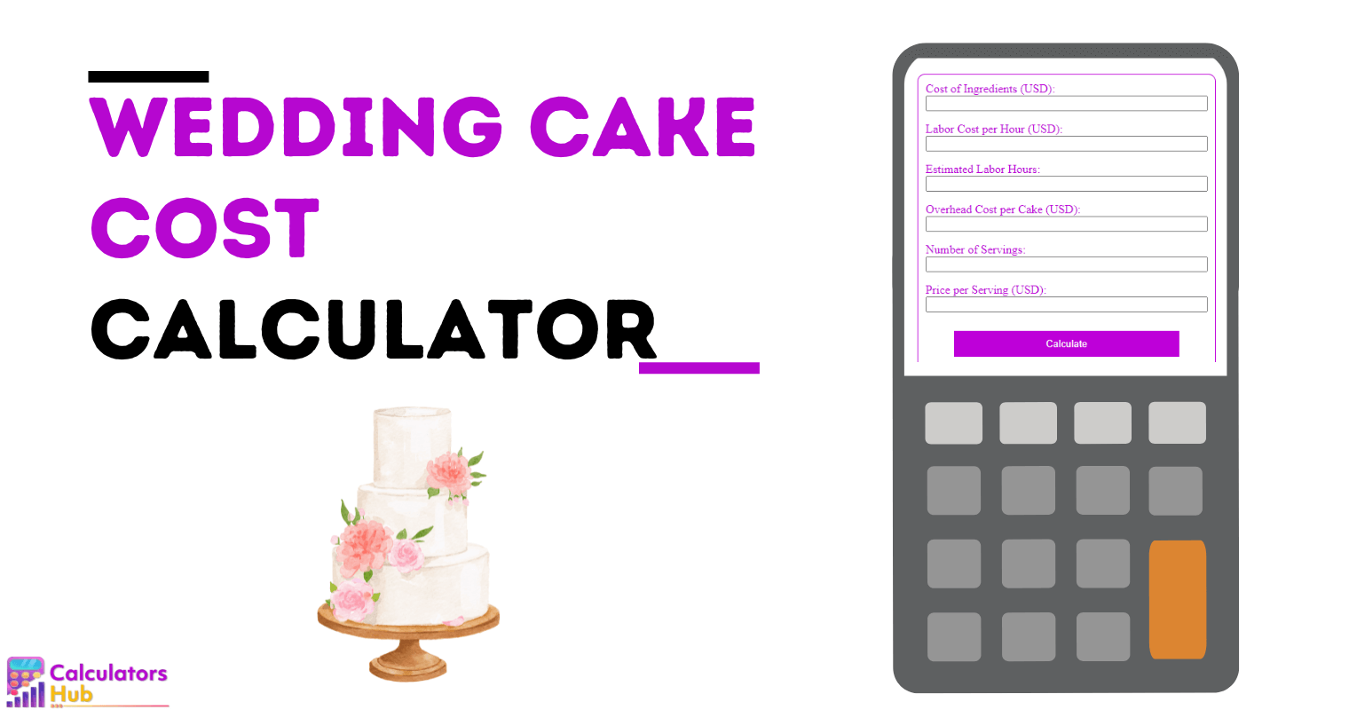 Wedding Cake Cost Calculator