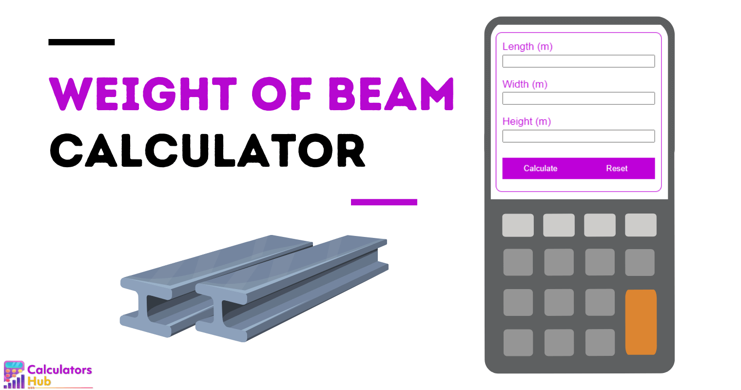 Weight of Beam Calculator