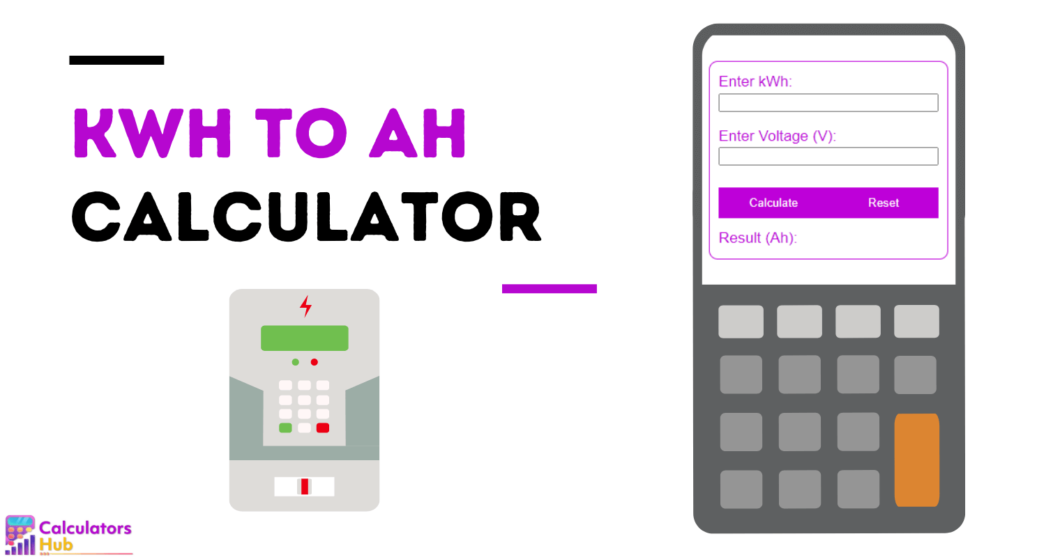 kWh to Ah Calculator