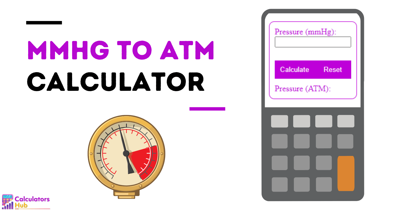 mmHg to ATM Calculator