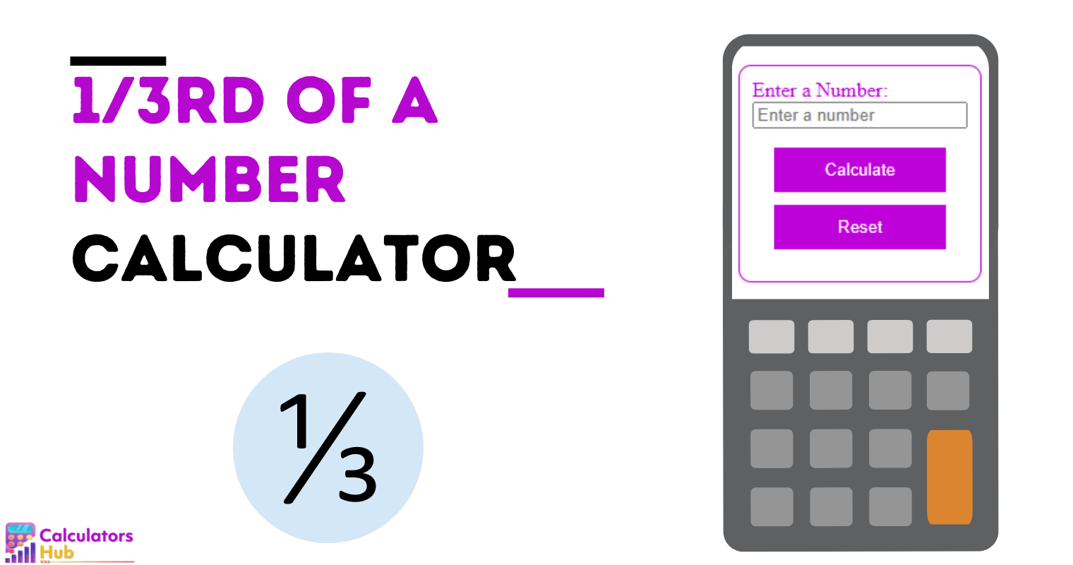 1/3rd Of A Number Calculator