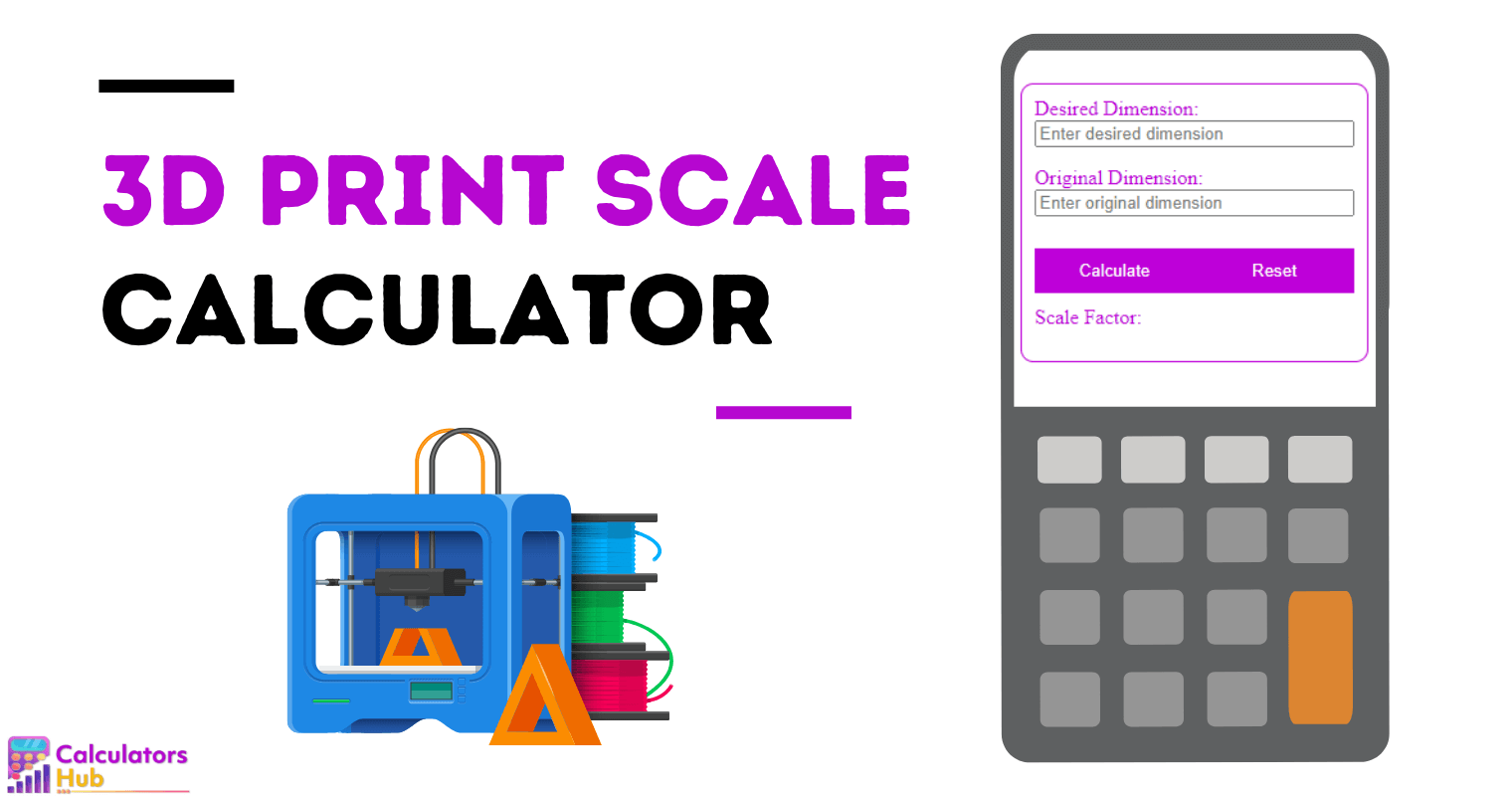 3d Print Scale Calculator
