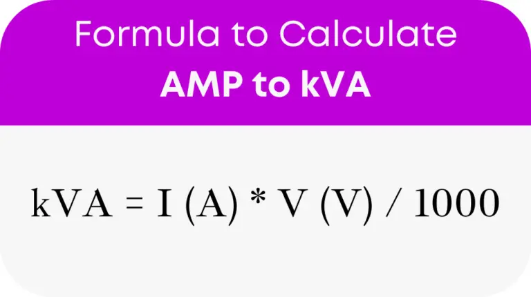 AMP to kVA Calculator Online