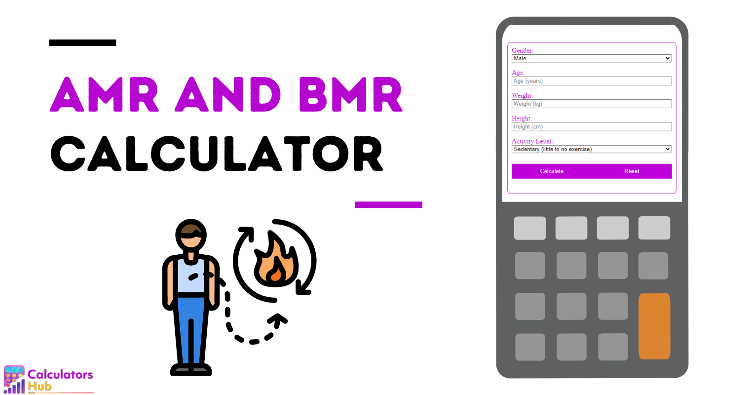 Calculadora de AMR y BMR