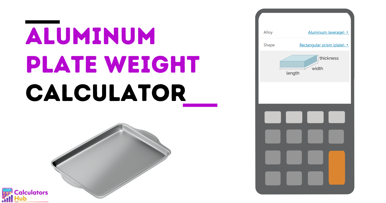 Calculadora de peso de placa de aluminio