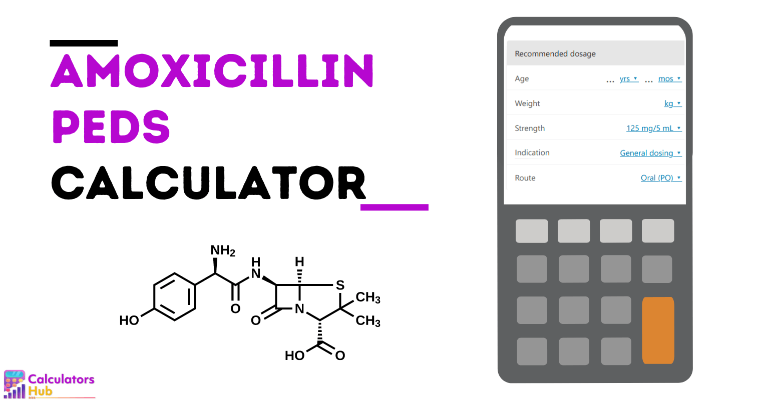Amoxicillin Calculator Peds