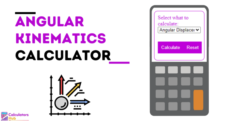 Angular Kinematics Calculator