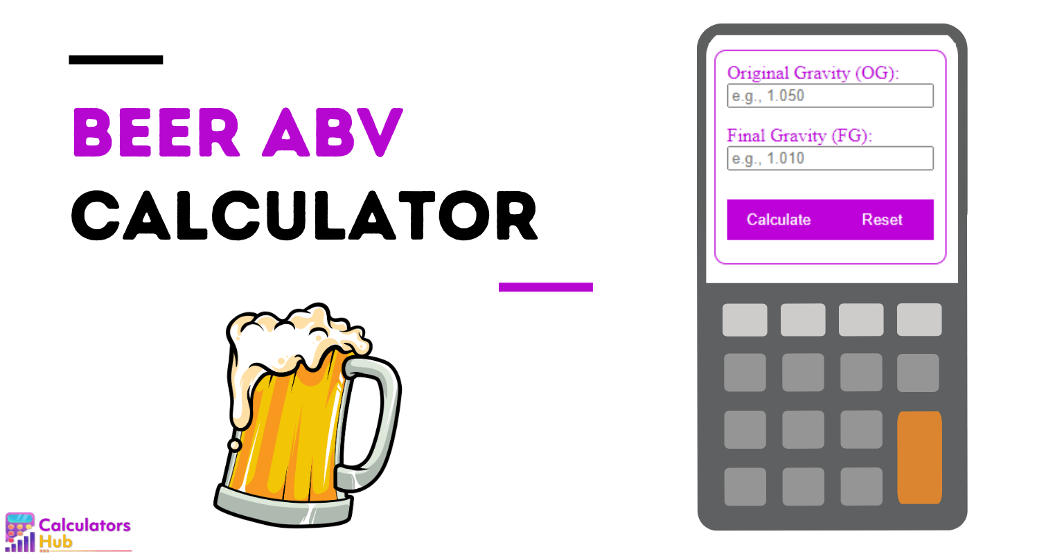 Beer ABV Calculator