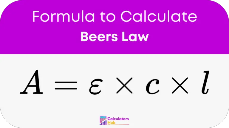 Beers Law Calculator Online