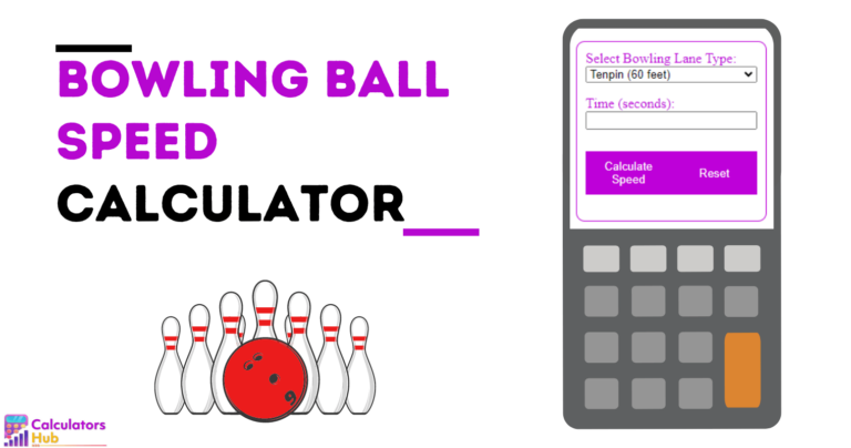 Bowling Ball Speed Calculator