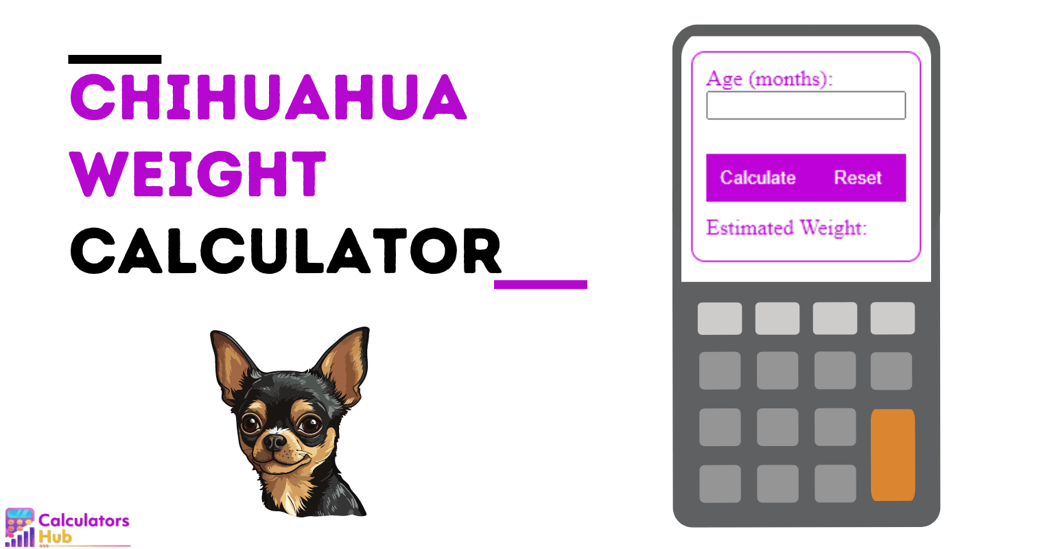 Calculadora de peso de chihuahua