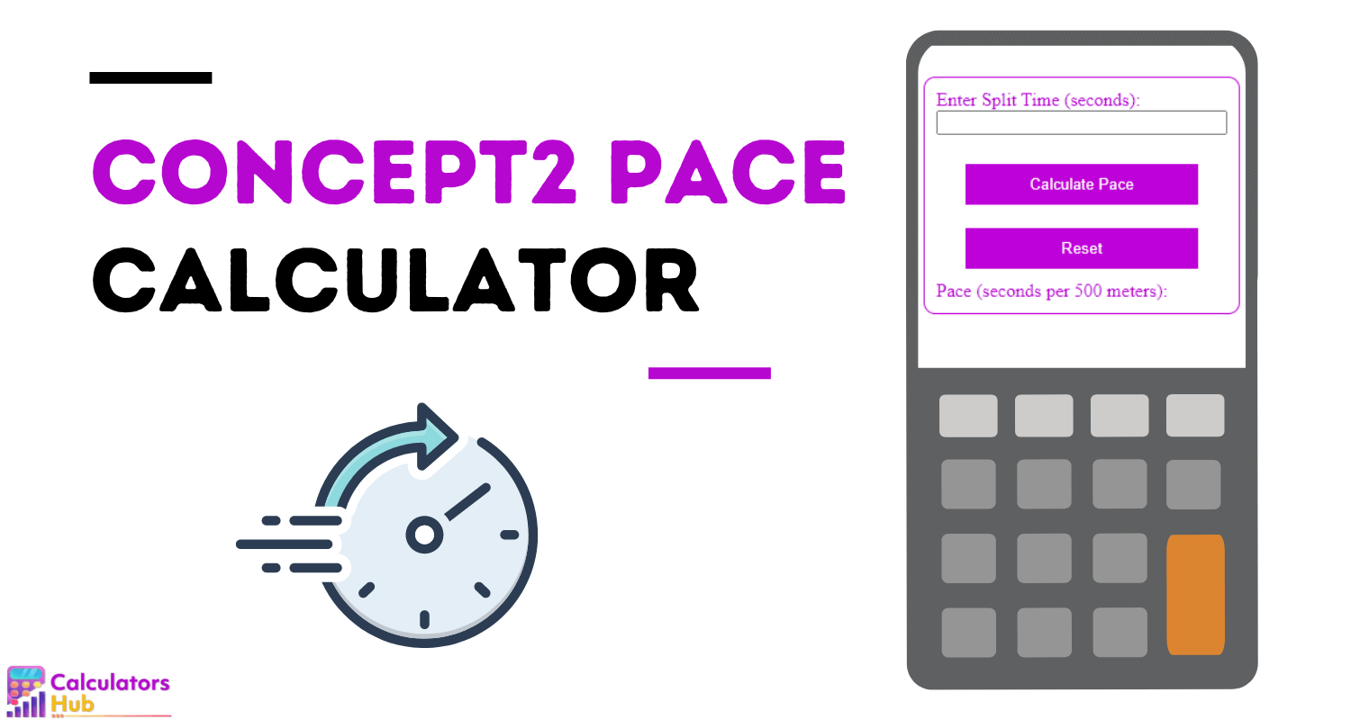 Concept2 Pace Calculator