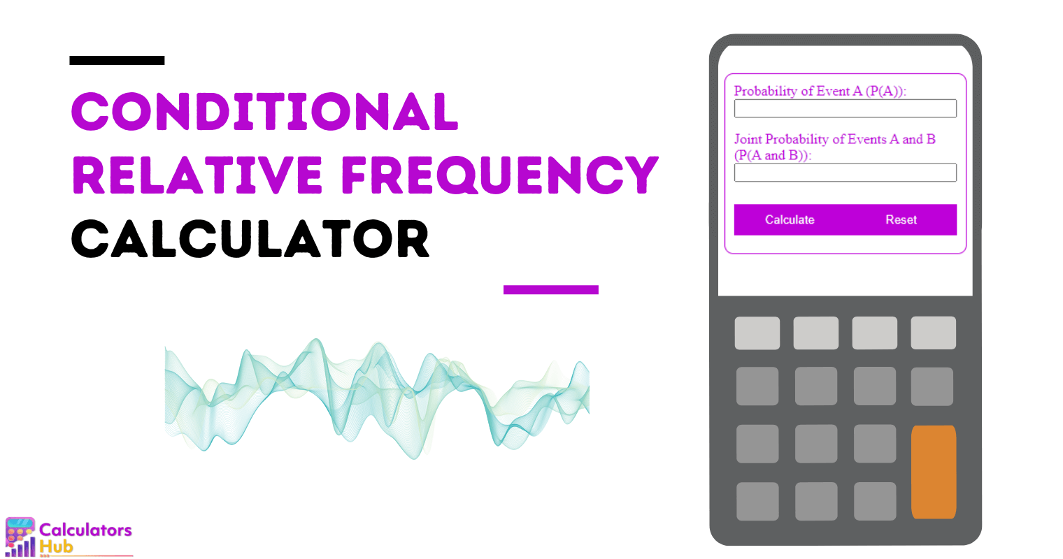 Conditional Relative Frequency Calculator