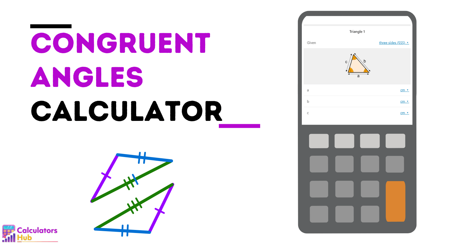 Congruent Angles Calculator