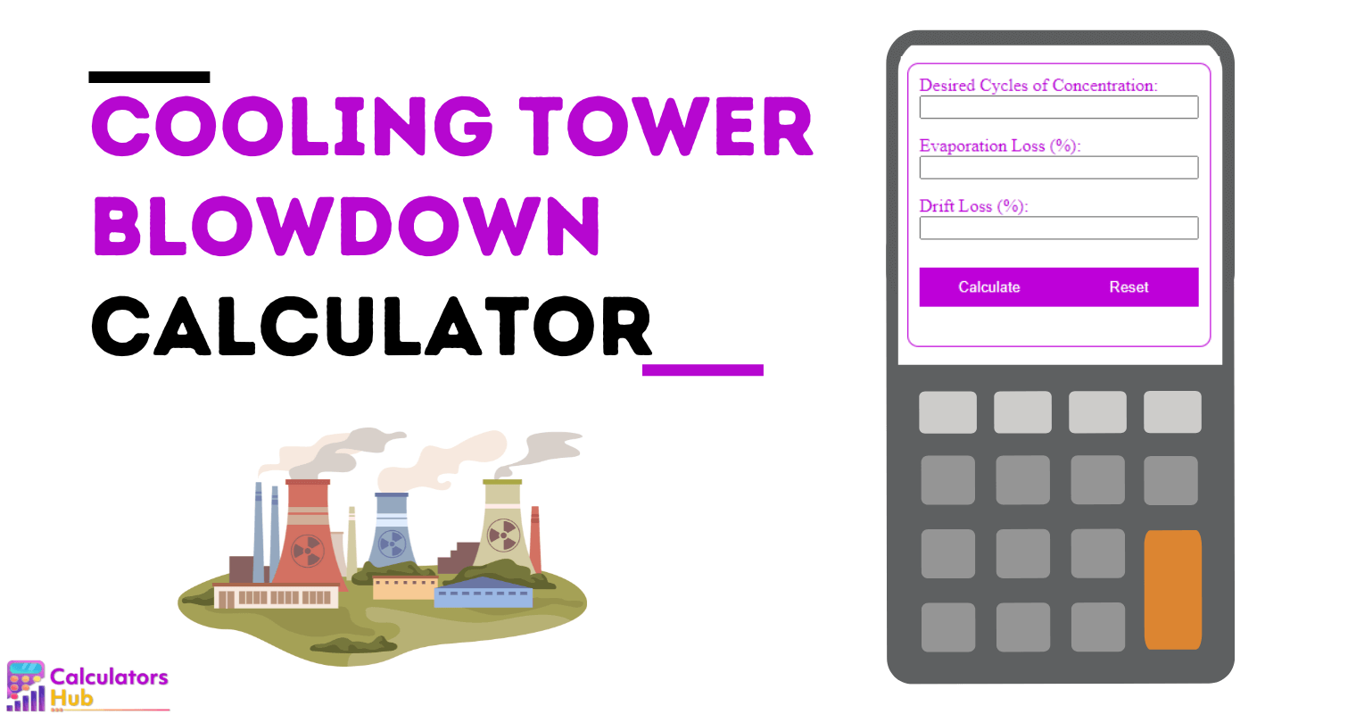 Cooling Tower Blowdown Calculator