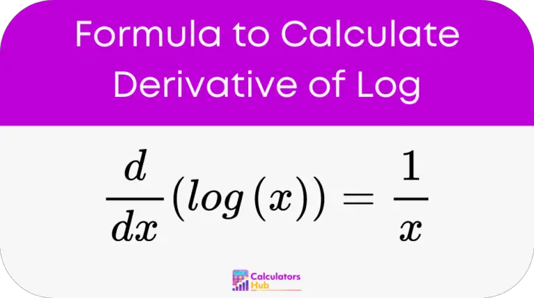 Derivative of Log Calculator Online