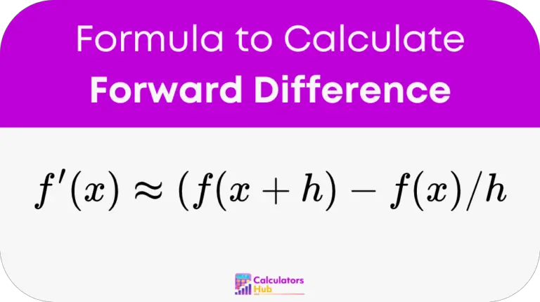 forward-difference-calculator-online